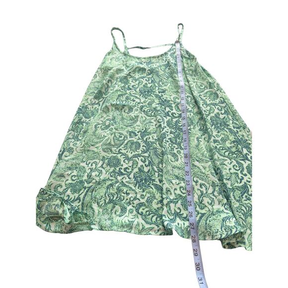 Intimately Free People Green Paisley Lightweight Print Emily‎ Slip Dress Size XS - Picture 7 of 7
